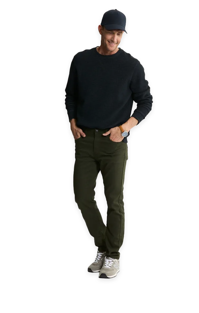 Jachs NY Straight Fit Stretch Traveler 5-Pocket Pants