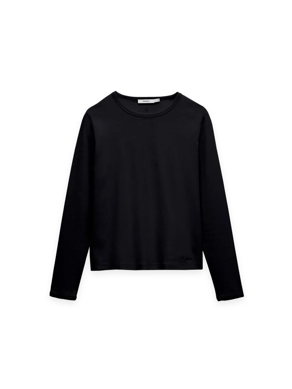Pangaia Womens Long Sleeve T-Shirt—Black