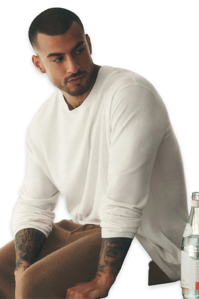 Alo Cashmere Blend Ever Soft Long Sleeve Crew