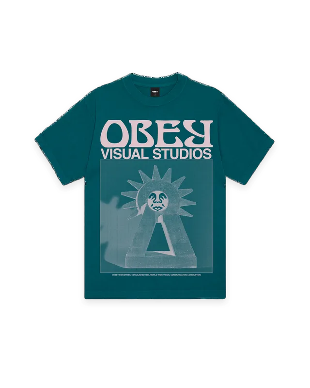 Obey VISUAL DISRUPTION PIGMENT T-SHIRT