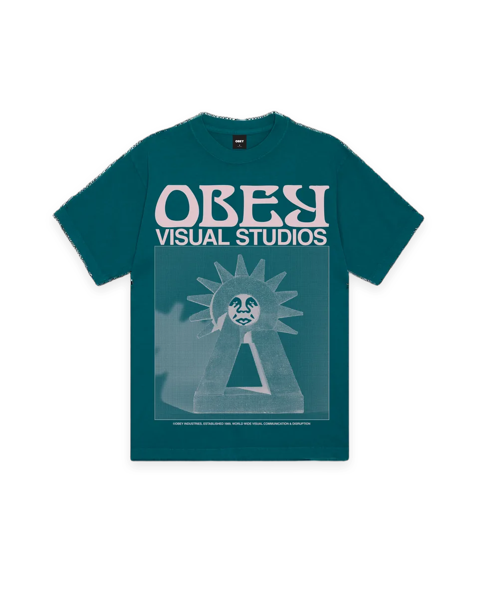 Obey VISUAL DISRUPTION PIGMENT T-SHIRT