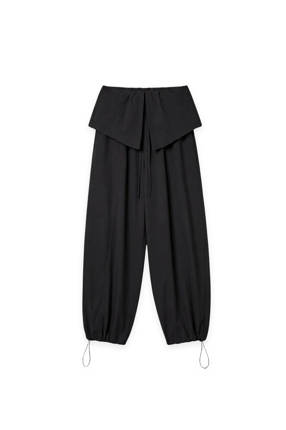 Oak + Fort BALLOON PANTS WITH FOLDOVER WAIST
