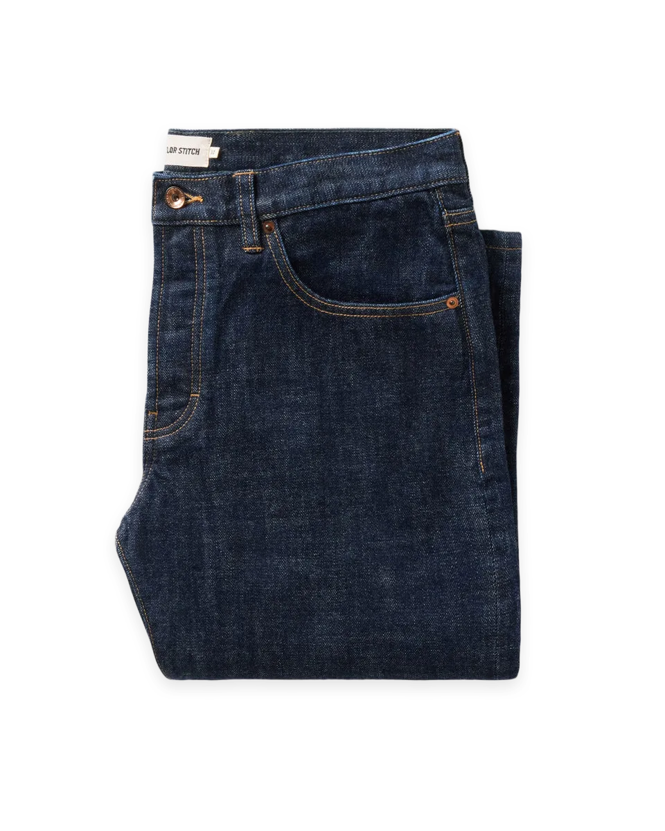 Taylor Stitch The Straight Jean in Rinsed Organic Selvedge