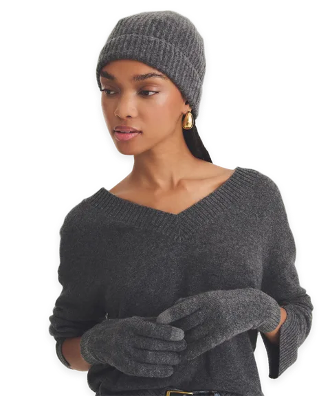 Naadam Signature Cashmere Gloves