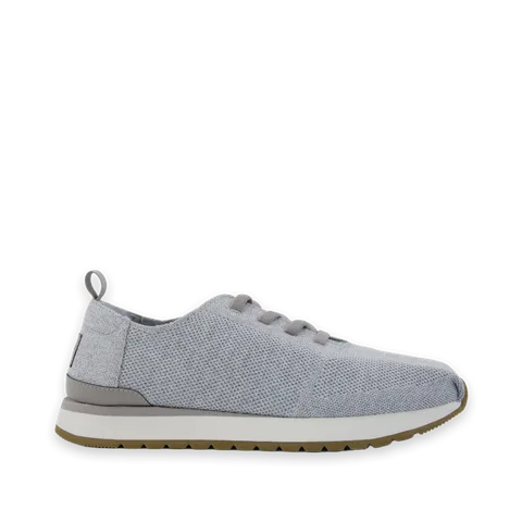 TOMS Mens Resident Plus Lace-Up Grey Knit