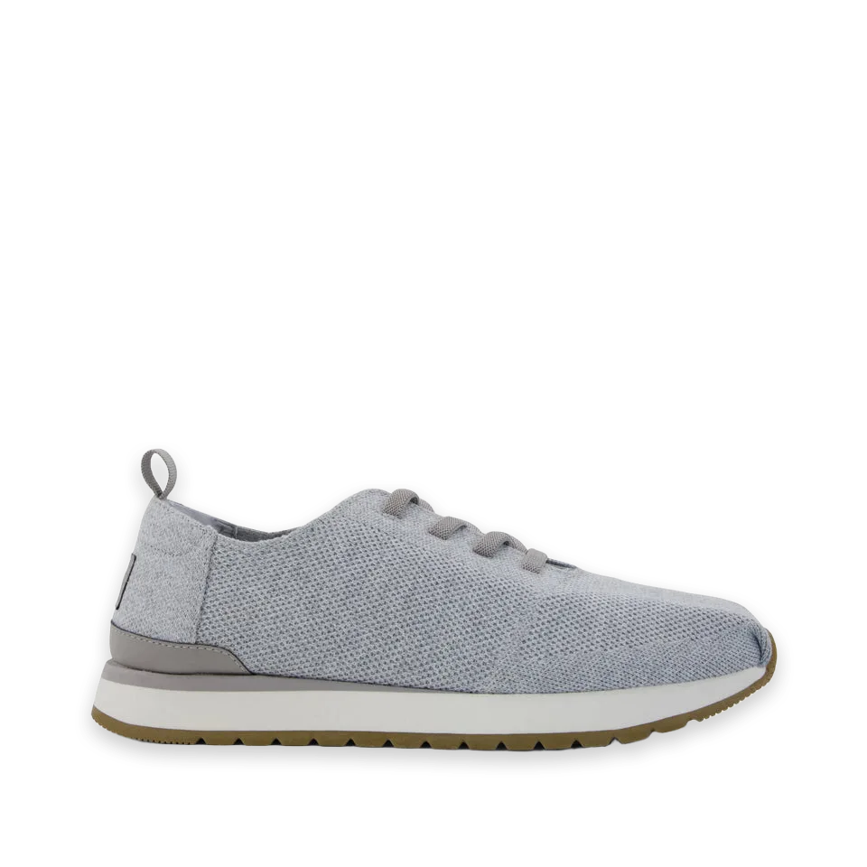 TOMS Mens Resident Plus Lace-Up Grey Knit