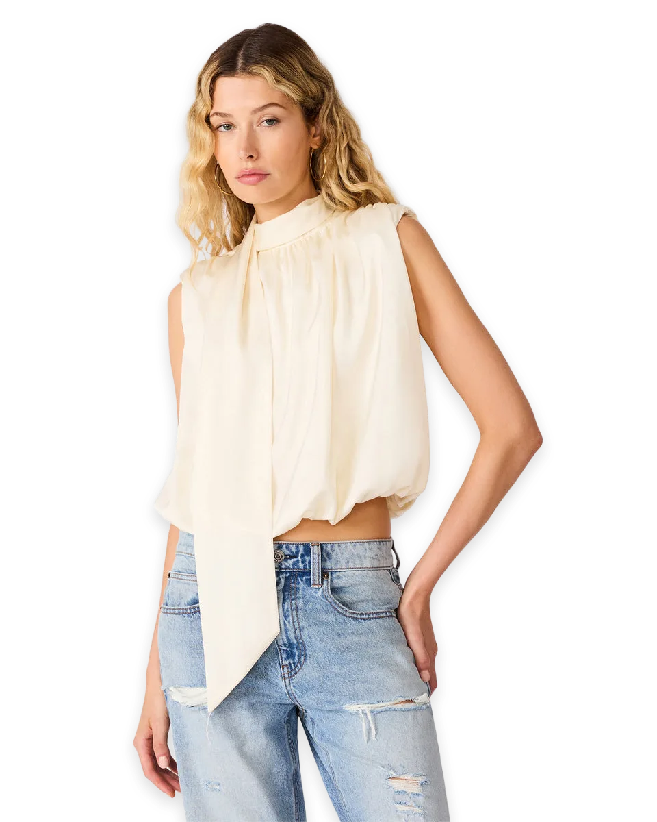 Steve Madden MELINNA TOP BIRCH WHITE