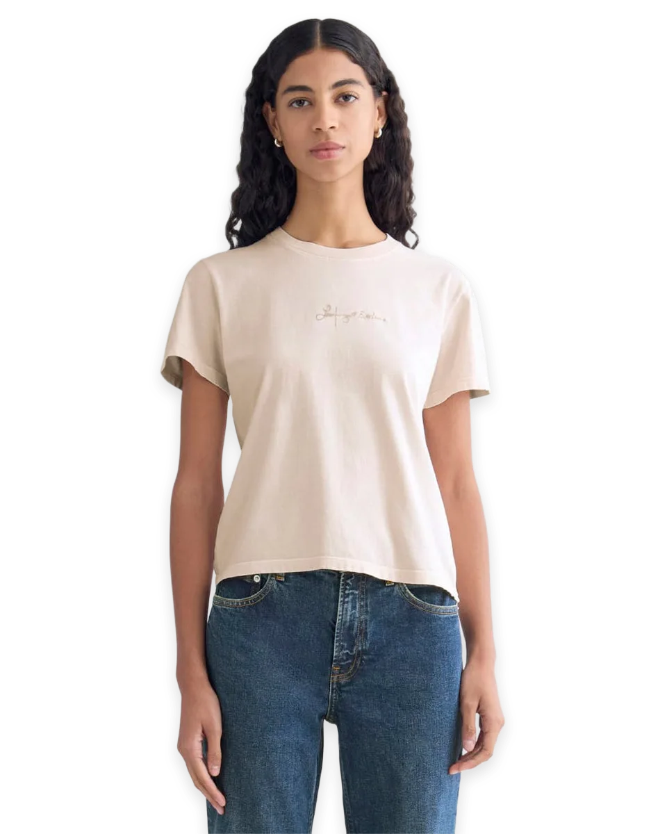 Everlane Everlane x The Laufey Foundation Box-Cut Tee · Pale Peony