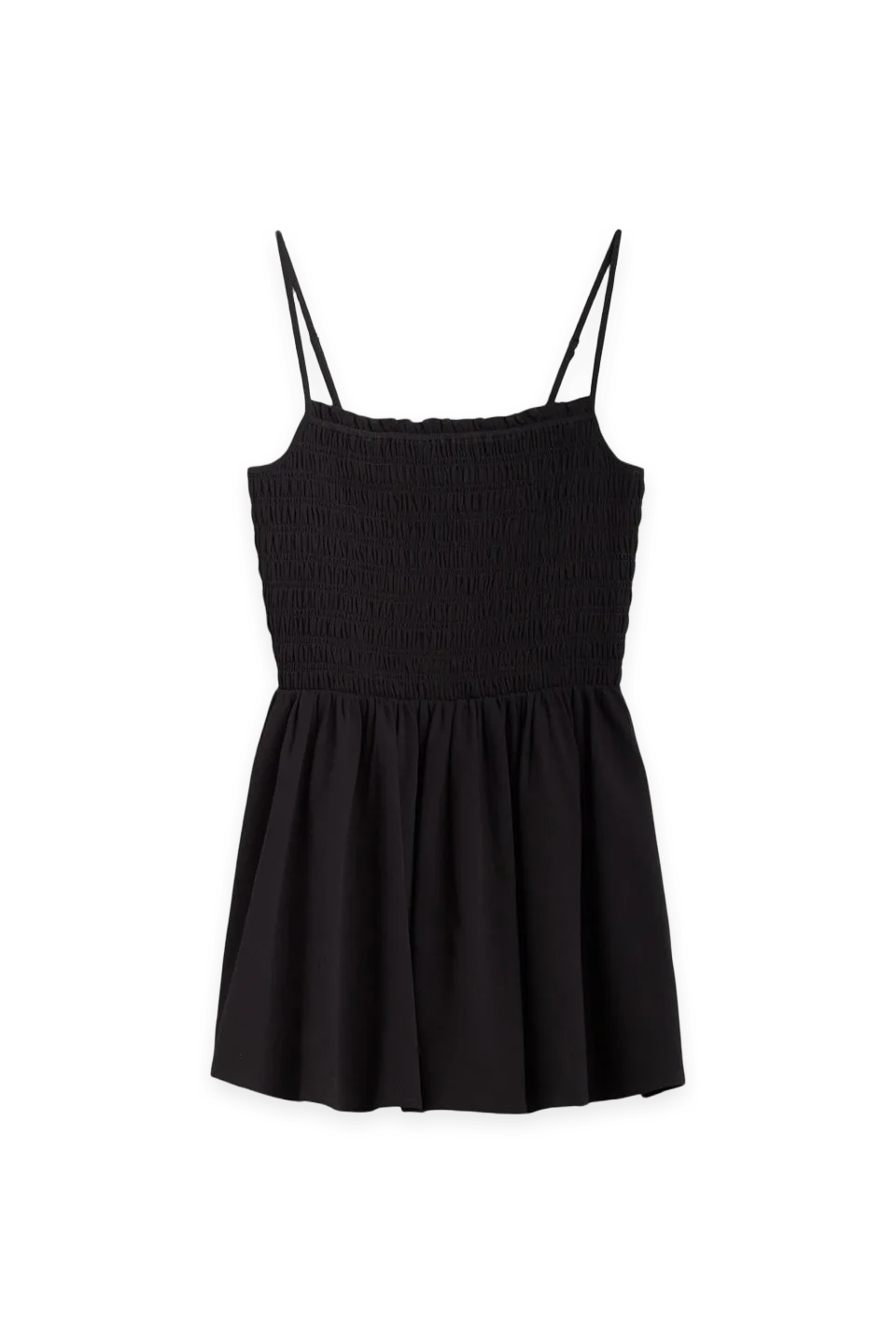 Oak + Fort SMOCKED MINI DRESS