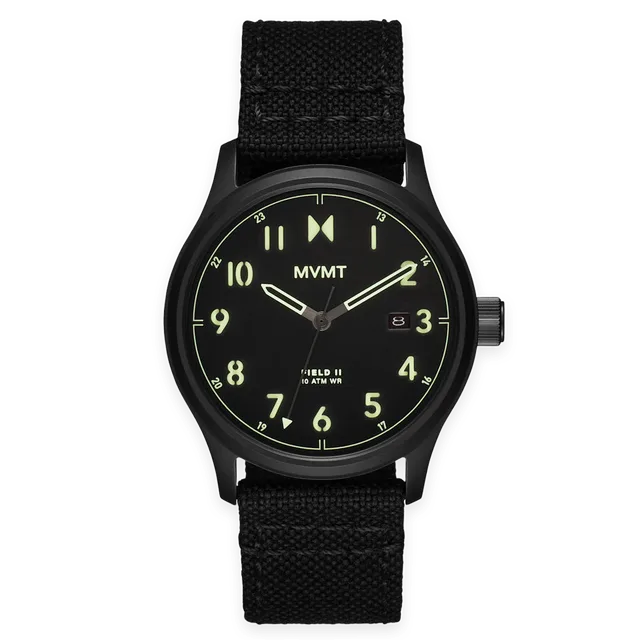 MVMT Field II Black Lume 41mm