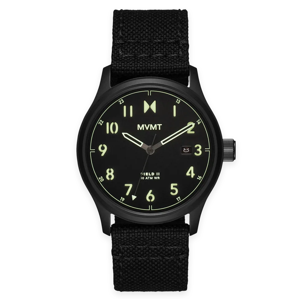 MVMT Field II Black Lume 41mm