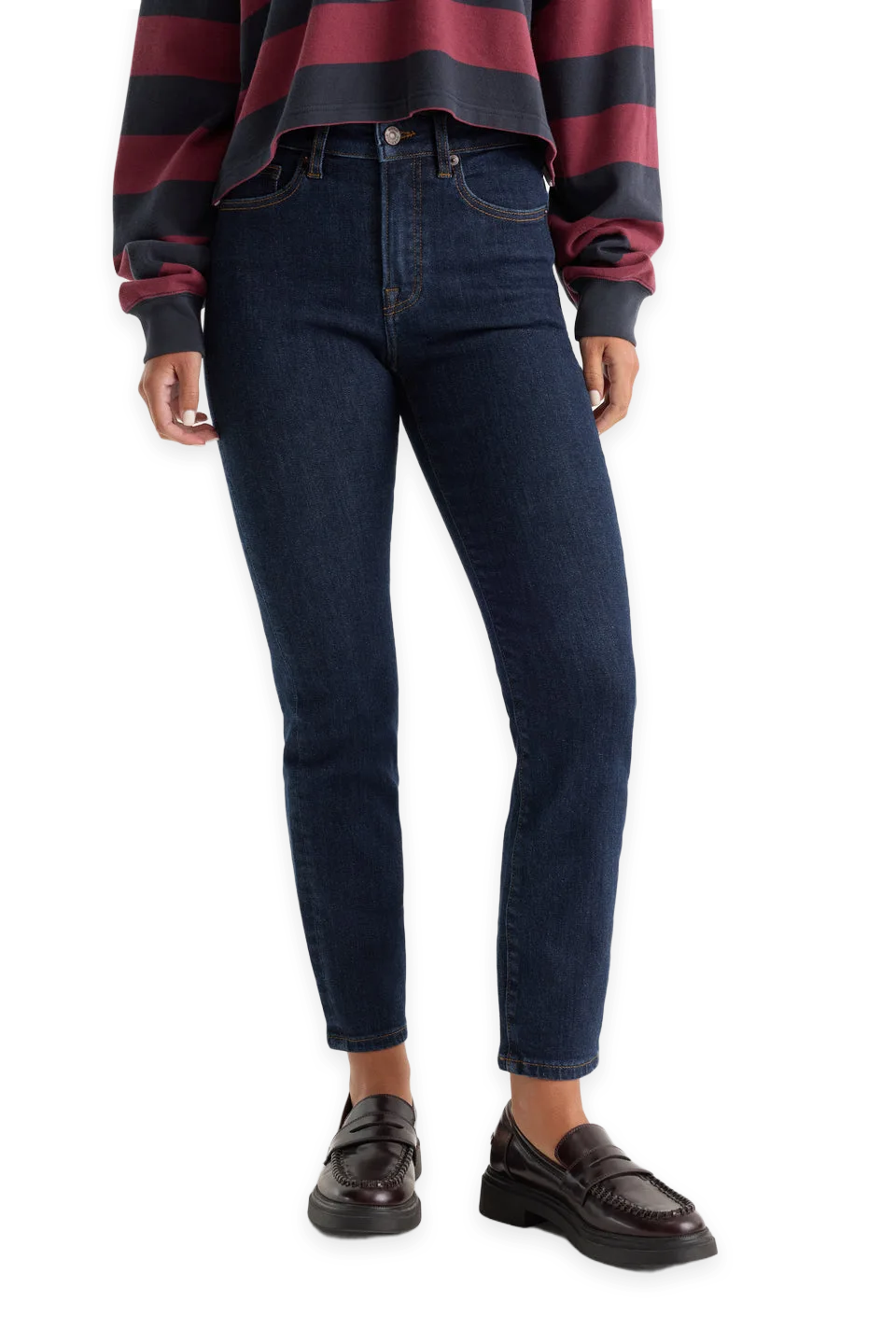 Good American GOOD PETITE STRAIGHT JEANS