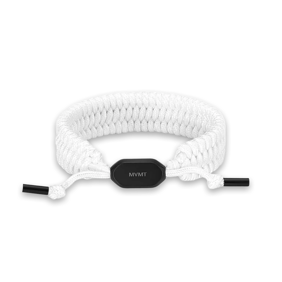 MVMT Woven Wrap White + Black