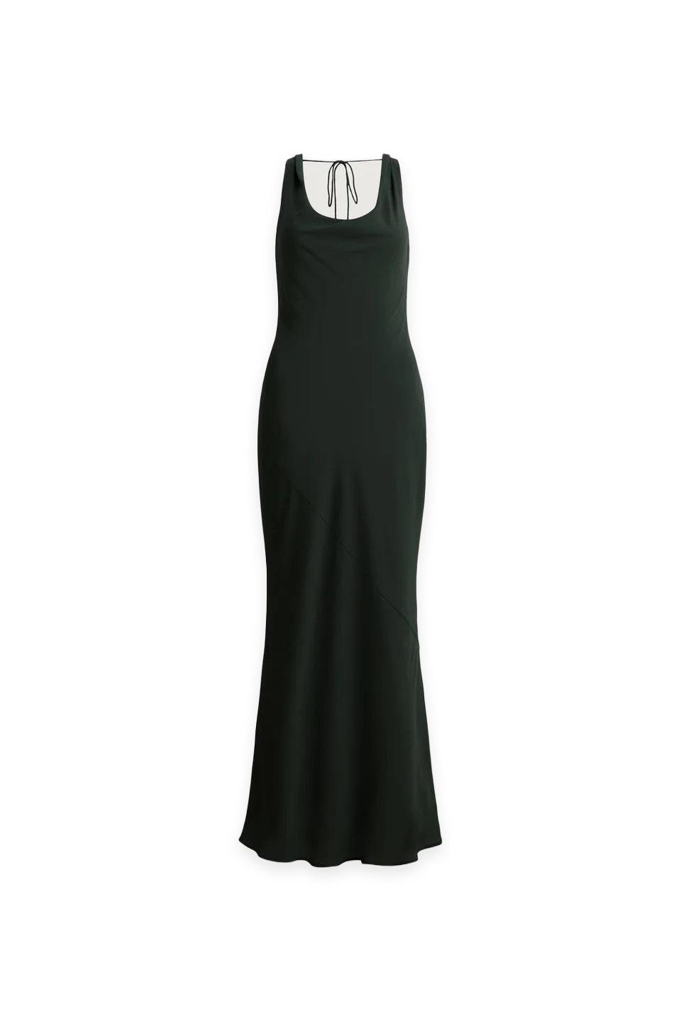 Oak + Fort COWLNECK CHIFFON MIDI DRESS
