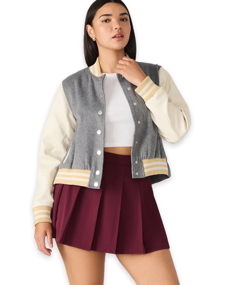 Steve Madden ROONEY JACKET HEATHER GREY