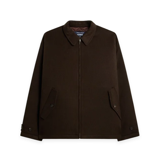 CDG Homme CDG Homme Quilted Zip Wool Jacket