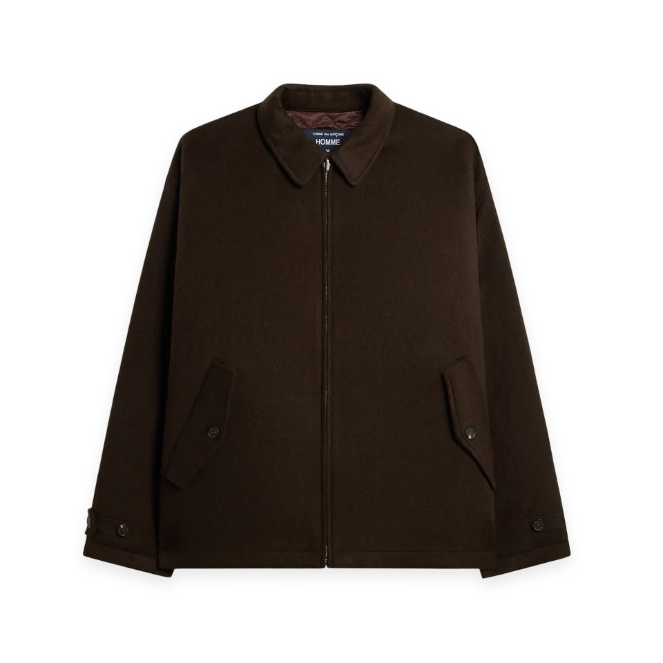 CDG Homme CDG Homme Quilted Zip Wool Jacket