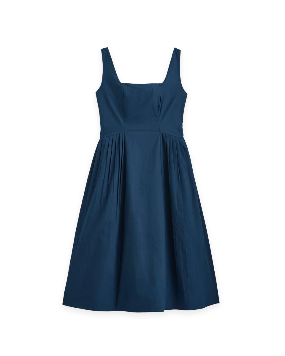 Everlane Cotton Pleated Mini Dress