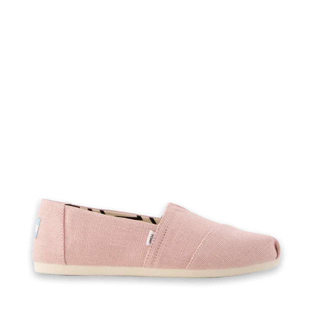 TOMS Womens Alpargata Classic Seashell Heritage Canvas