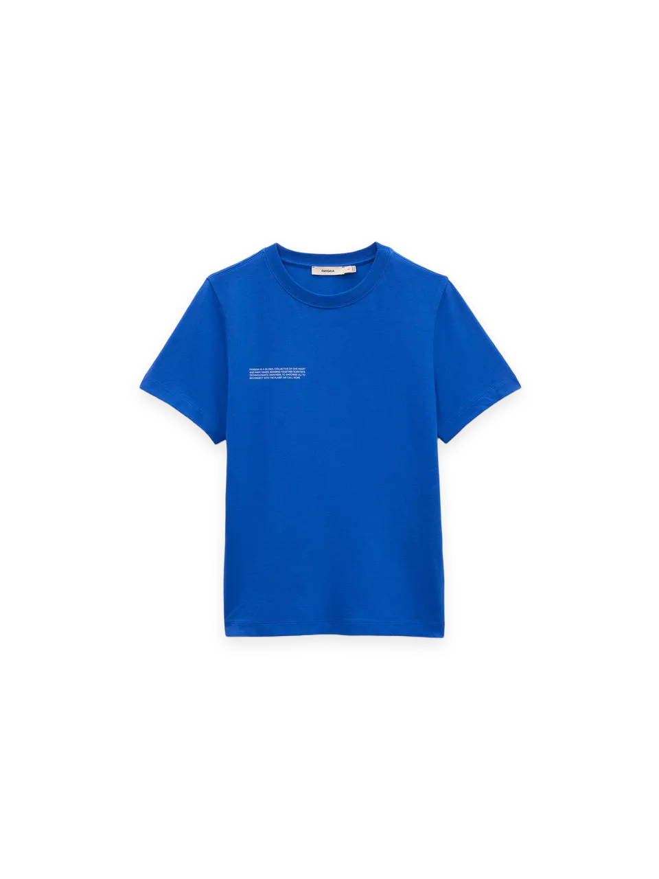 Pangaia Womens Midweight T-Shirt—Gaia Blue