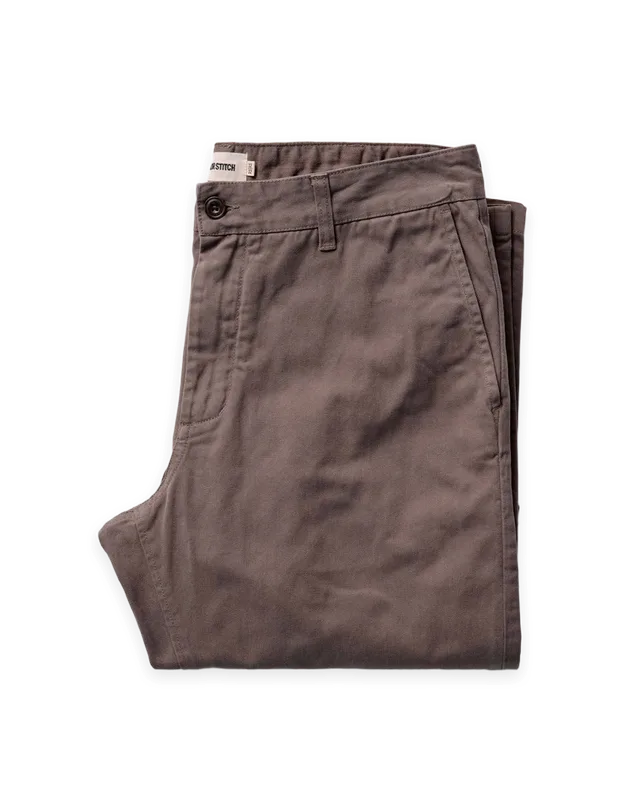 Taylor Stitch The Straight Foundation Pant in Organic Espresso