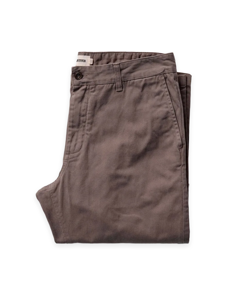 Taylor Stitch The Straight Foundation Pant in Organic Espresso