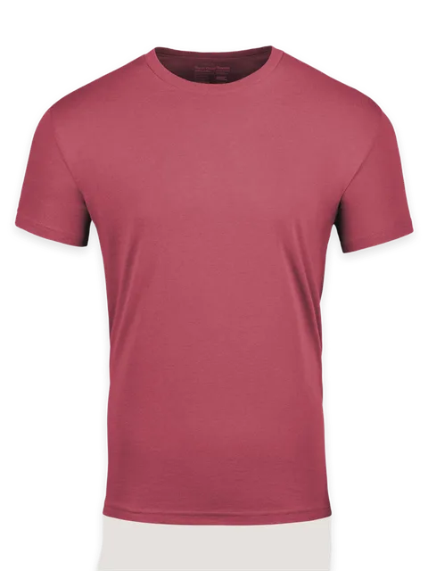 Fresh Clean Threads Coral Crew Neck
