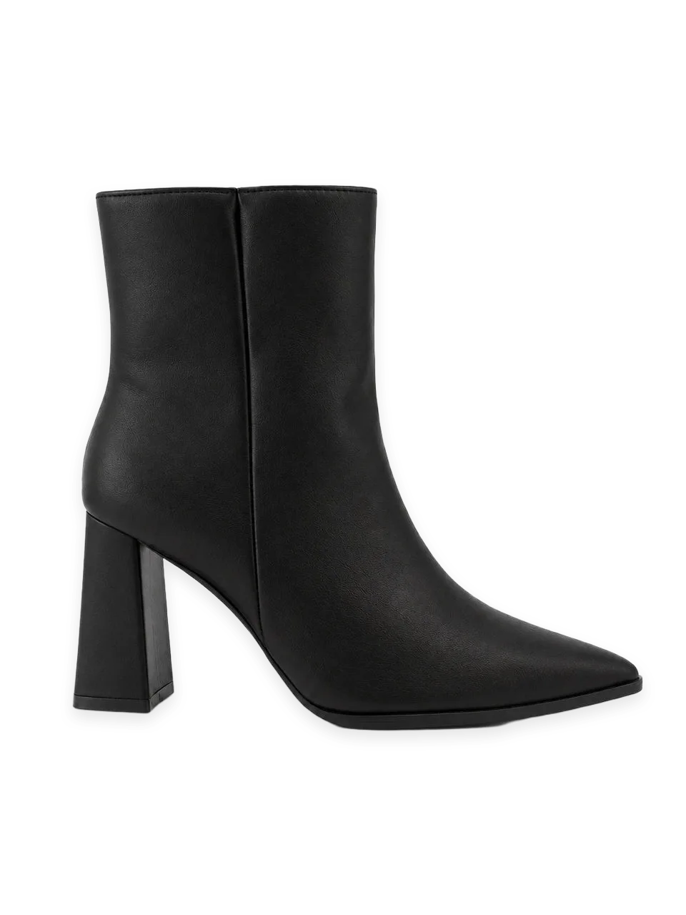 White Fox Aflie Ankle Boots Black PU, photo 3