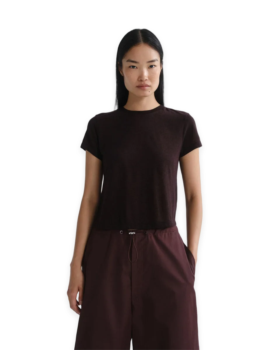 AGOLDE Adine Shrunken Tee (Tencel Jersey)