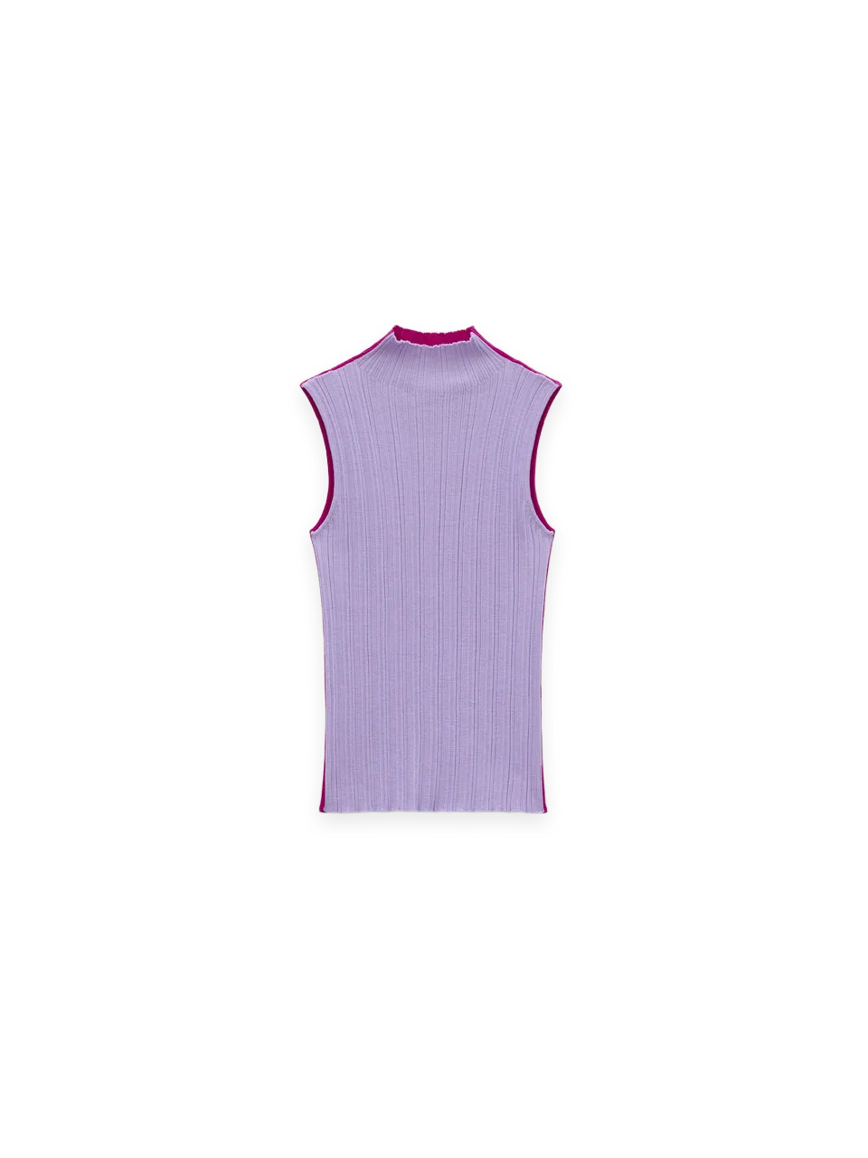 Pangaia Womens Merino Wool Sleeveless Top—Lavender Haze