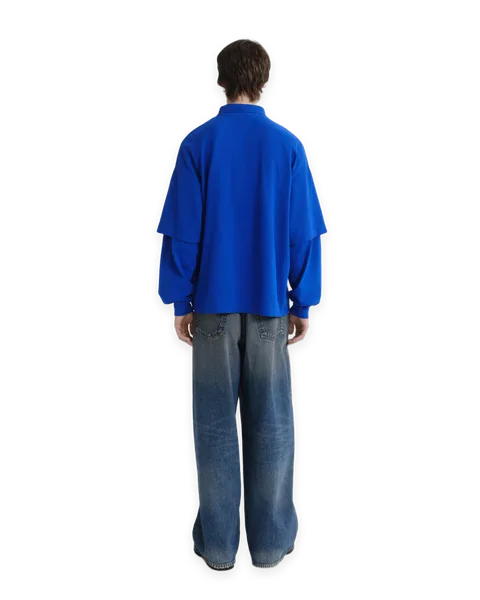 AGOLDE Curren Double Sleeve Polo