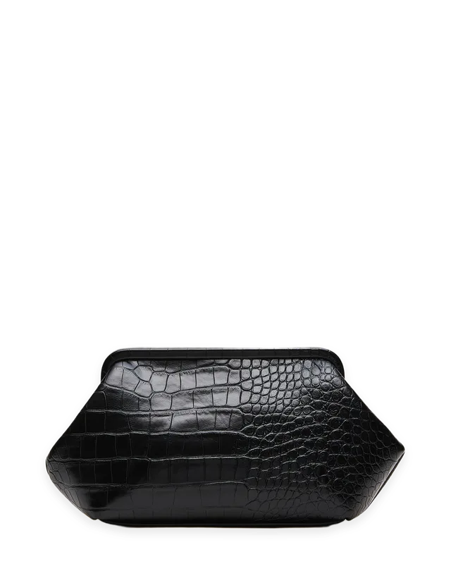 Steve Madden NOVAK BAG BLACK CROCODILE