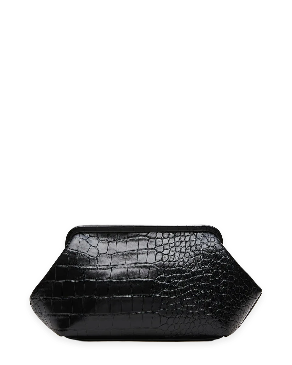 Steve Madden NOVAK BAG BLACK CROCODILE