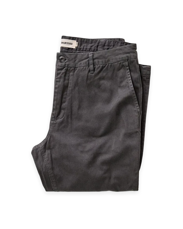 Taylor Stitch The Slim Foundation Pant in Organic Faded Black