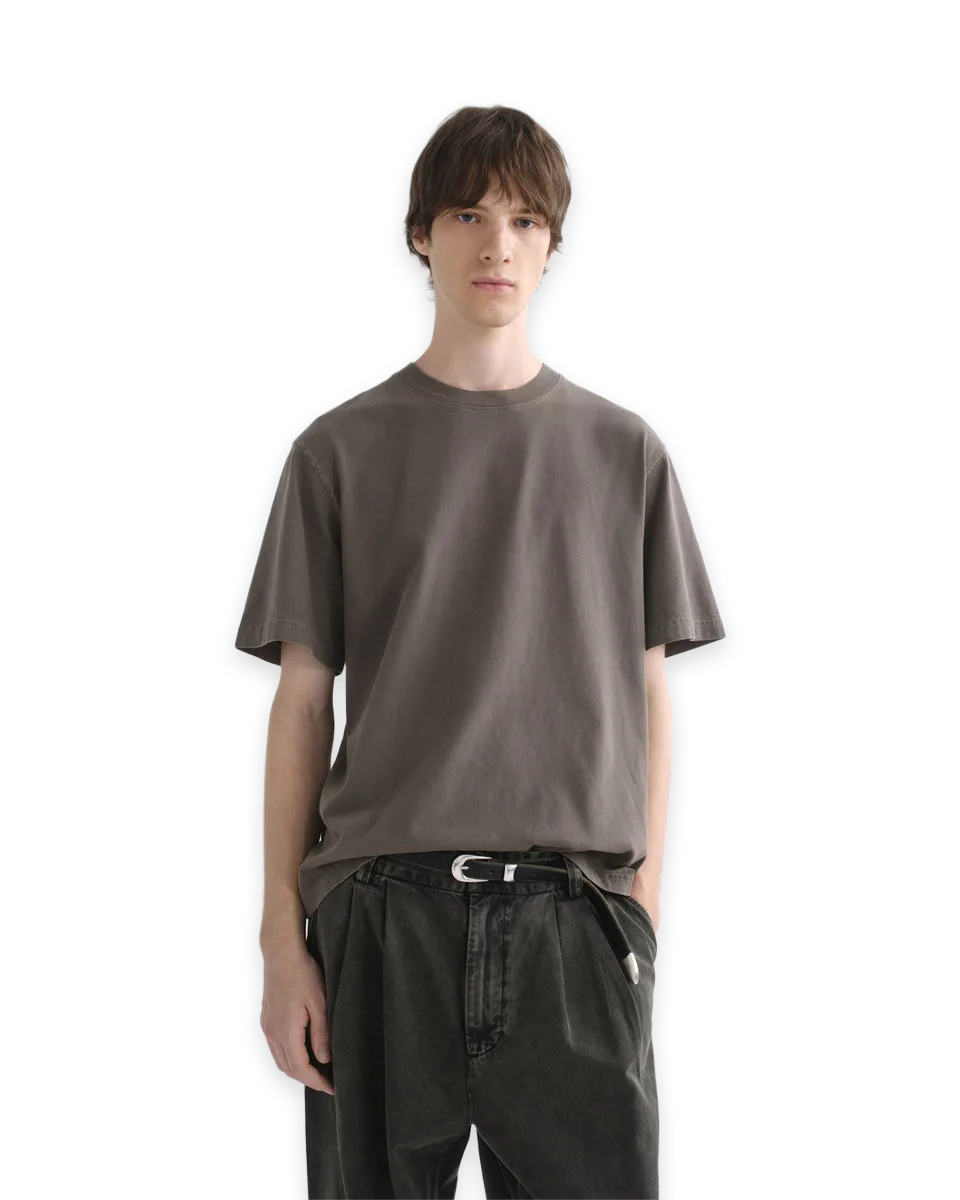 AGOLDE Asha Mock Neck Tee