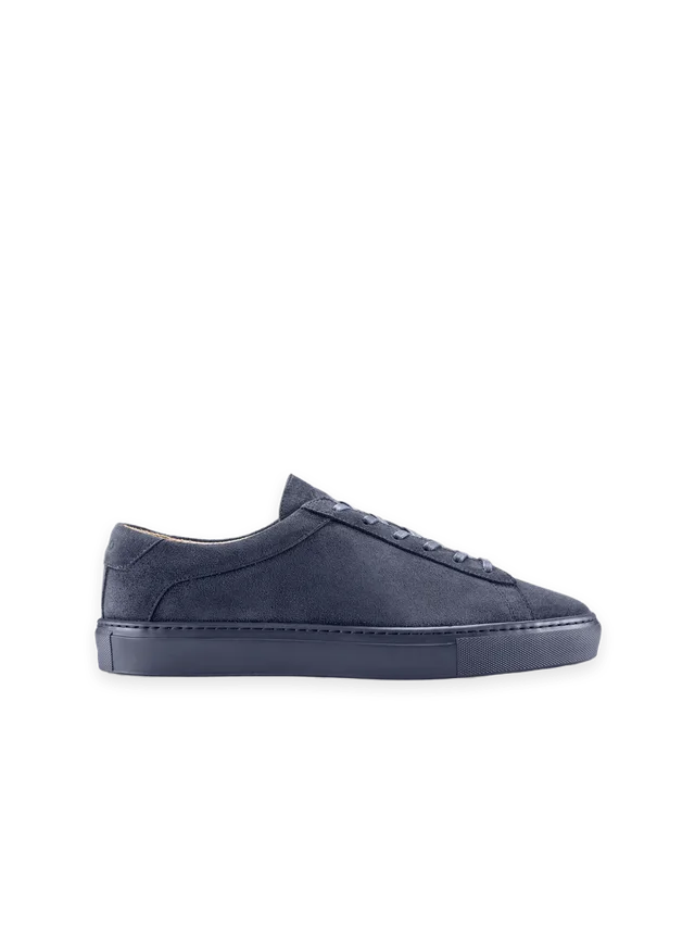 Koio Capri Suede Sneaker in Avio