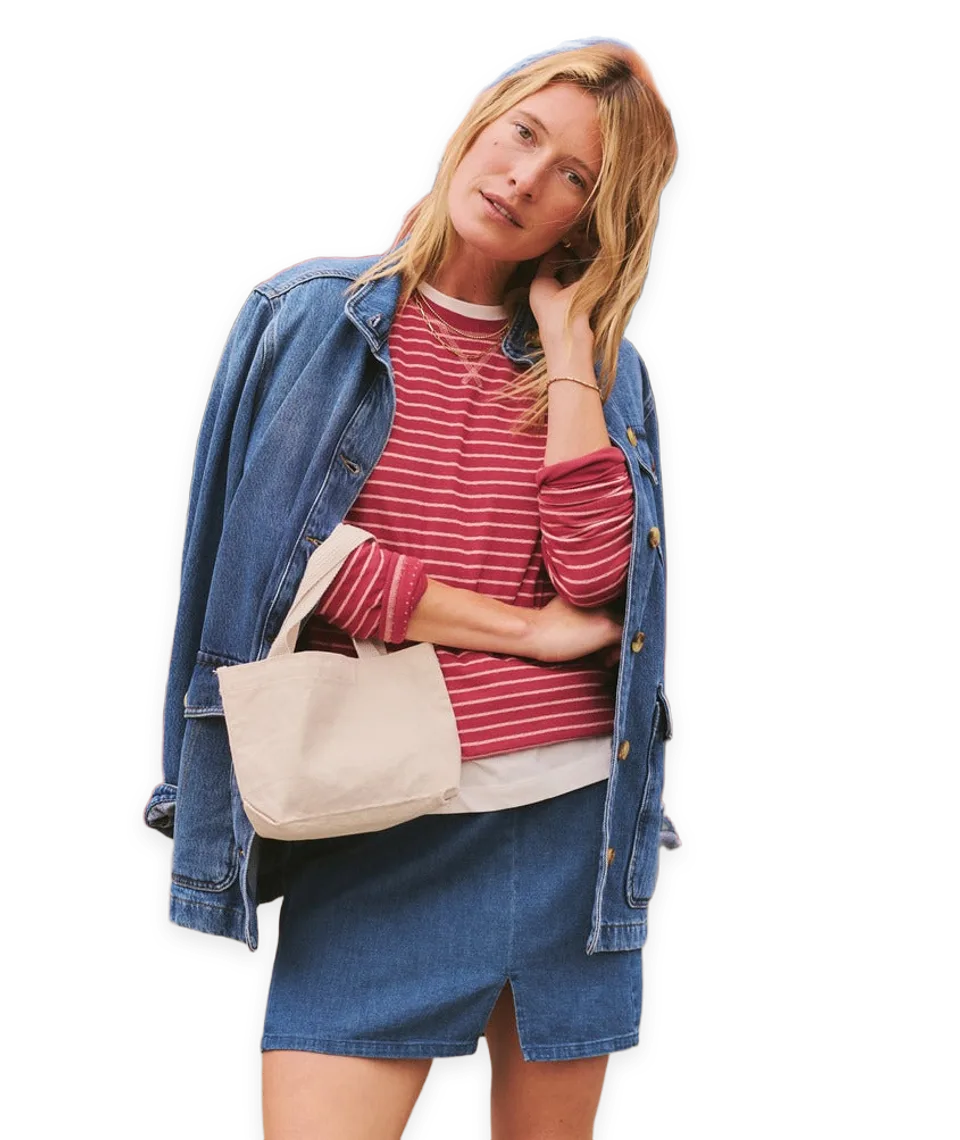 Marine Layer Jamie Denim Skirt