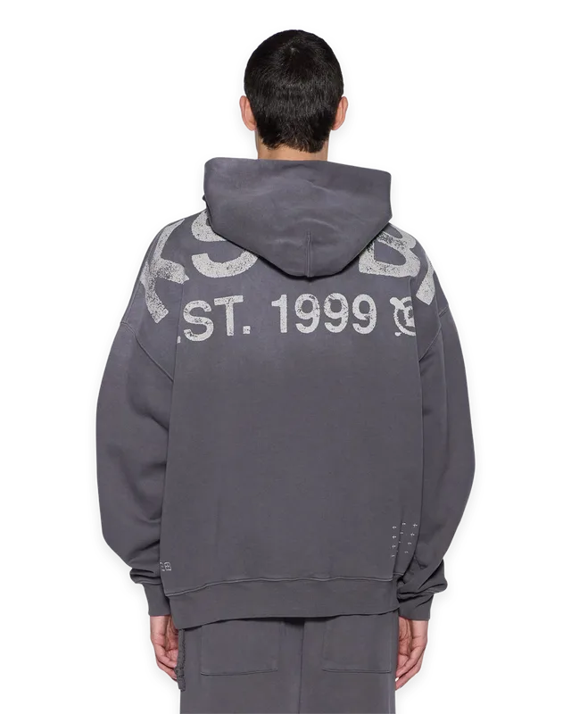 Ksubi STATE EKCESS HOODIE CHARCOAL FADE