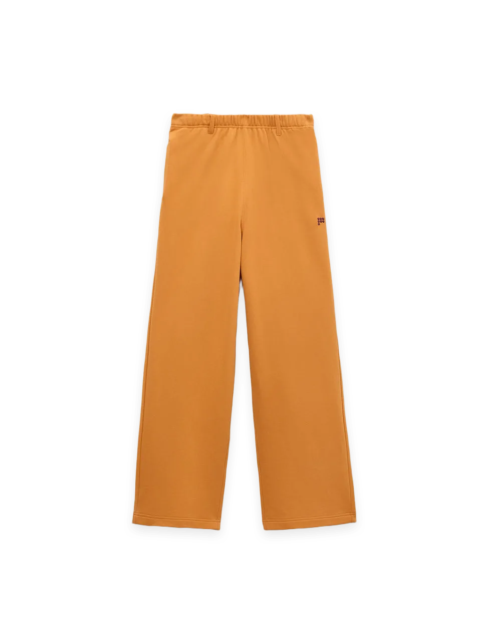 Pangaia Mens Midweight Straight Leg Logo Track Pants—Burnt Horizon
