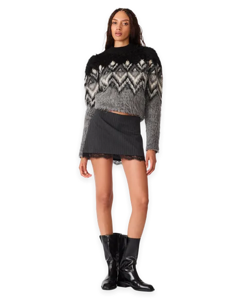 Steve Madden TIFFANIE SKIRT GRIFFIN GREY