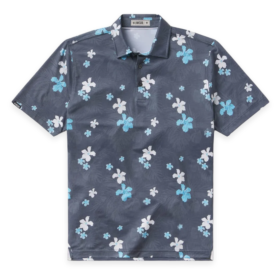 Linksoul Printed Palomar Performance Polo