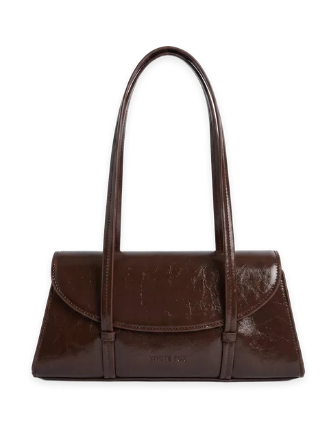 White Fox Valeria Shoulder Bag Chocolate