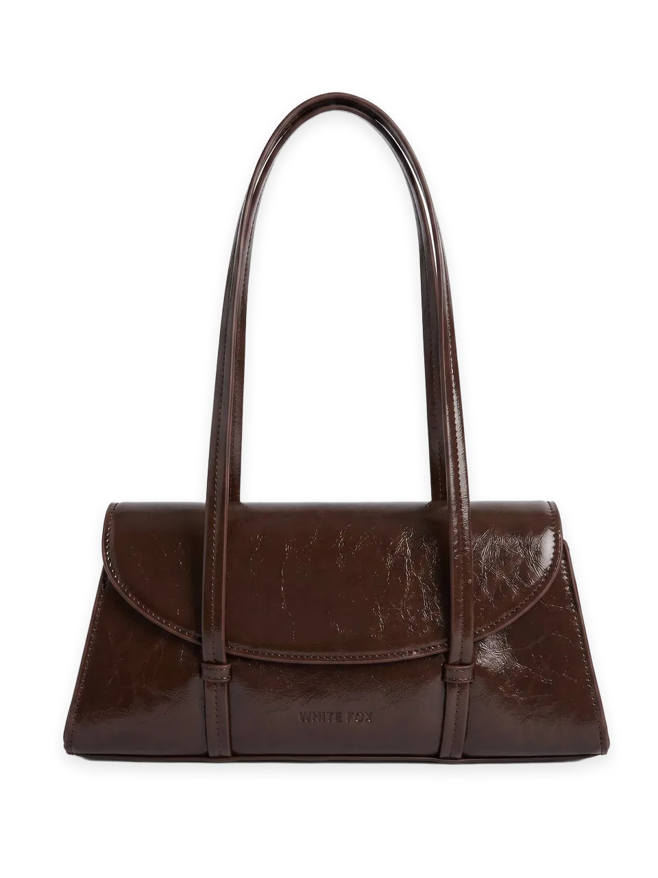 White Fox Valeria Shoulder Bag Chocolate