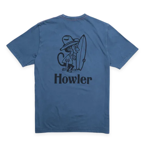 Howler Bros El Monito Surfs Cotton Pocket T-Shirt · Key Largo