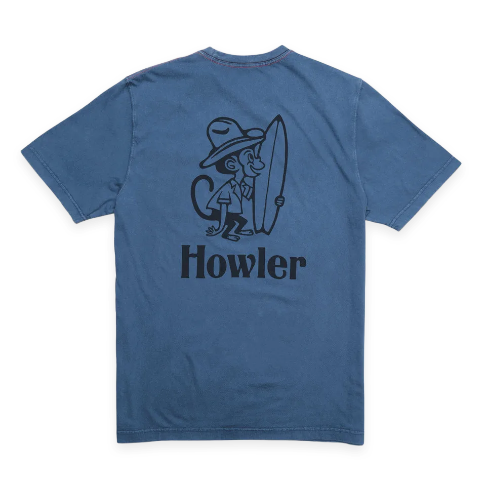 Howler Bros El Monito Surfs Cotton Pocket T-Shirt · Key Largo