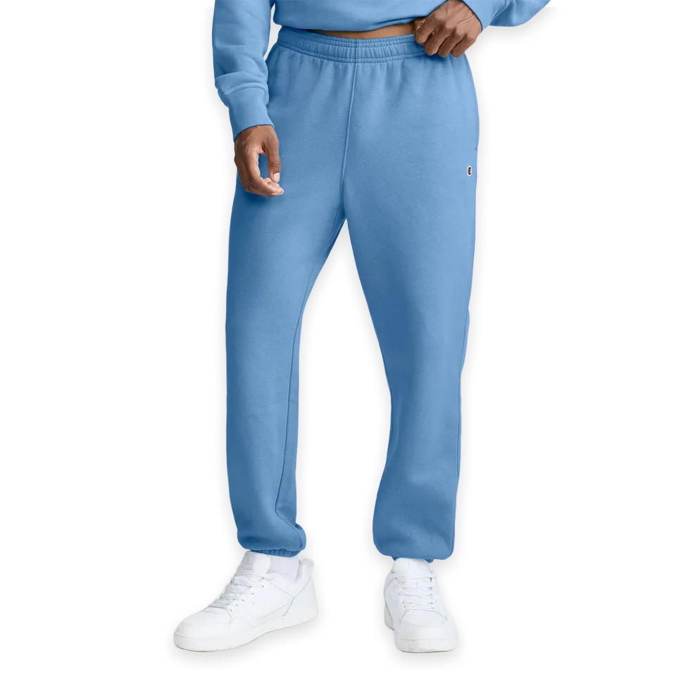 Champion Powerblend Sweatpants, Cinched Bottom, C Logo