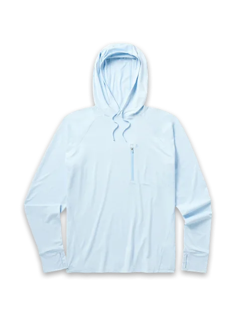 Duck Camp M's Brrr® Lightweight Rockport Hoodie · Ice Water