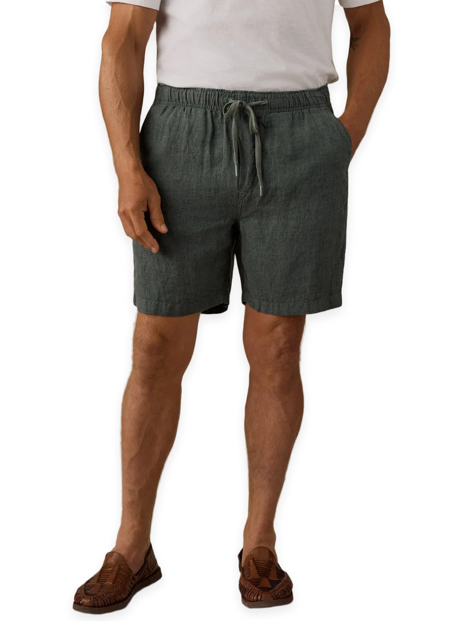 Faherty Essential Linen Short (6.5")