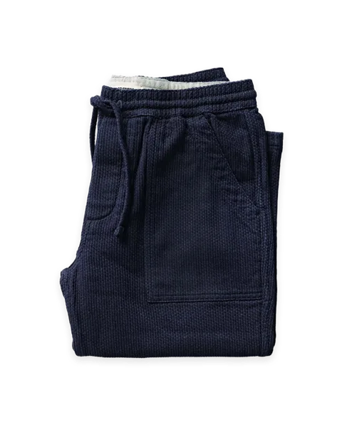 Taylor Stitch The Breakwater Pant in Rinsed Indigo Sashiko