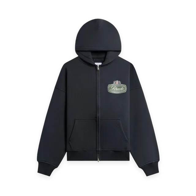 Rhude Rhude Desert Crest Hoodie- Vintage Black / Silver